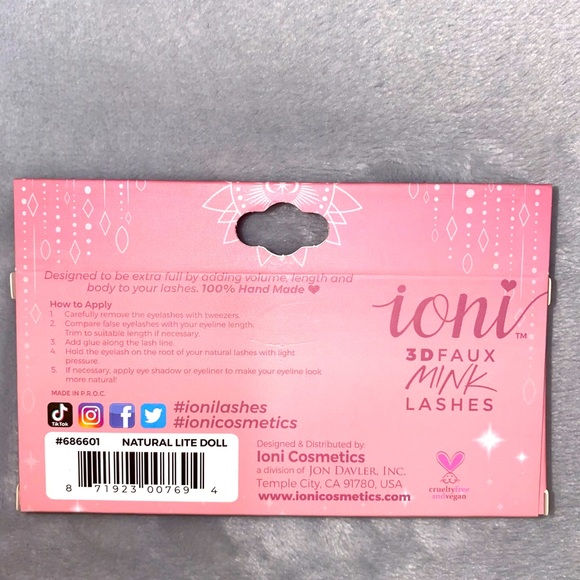 IONI 3D faux mink lashes ! - Picture 2 of 2